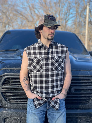 Busch Light PHEASANT HUNT Sleeveless Flannel
